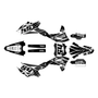 kawasaki kx250f graphics kit 2017-2020 split series white