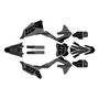 kawasaki kx250 graphics kit 2021-2024 rail series smoke