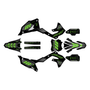 kawasaki kx250 graphics kit 2021-2024 rebel series green-shift