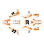 kawasaki kx250 graphics kit 2021-2024 spear series orange