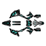 kawasaki kx450f graphics kit 2019-2023 axis series teal-shift
