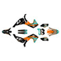 kawasaki kx450 graphics kit 2024-2026 axis series teal