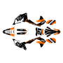 kawasaki kx450f graphics kit 2019-2023 enigma series orange