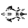 kawasaki kx450f graphics kit 2019-2023 enigma series white