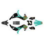kawasaki kx450x graphics kit 2024-2026 lancaster series teal