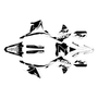 kawasaki kx450f graphics kit 2019-2023 legend series white