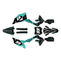 kawasaki kx450f graphics kit 2019-2023 revolt series teal