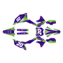 kawasaki kx450f graphics kit 2019-2023 spear series purple