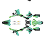 kawasaki kx450f graphics kit 2019-2023 speed series lime