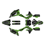 kawasaki kx450f graphics kit 2019-2023 split series green-shift