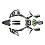 kawasaki kx450f graphics kit 2019-2023 stellar series green