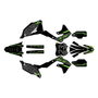 kawasaki kx450f graphics kit 2019-2023 viper series green-shift