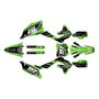 kawasaki kx450f graphics kit 2019-2023 warrior series green