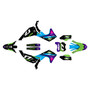 kawasaki kx450sr graphics kit 2024-2026 axis series green