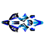 kawasaki kx450f graphics kit 2009-2011 axis series blue