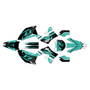 kawasaki kx450f graphics kit 2009-2011 axis series teal