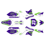 kawasaki kx450f graphics kit 2006-2008 evader series purple