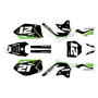 kawasaki kx450f graphics kit 2006-2008 flow series green