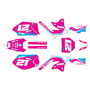 kawasaki kx450f graphics kit 2006-2008 flow series cyan