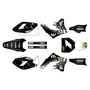 kawasaki kx450f graphics kit 2006-2008 lancaster series white