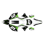 kawasaki kx450f graphics kit 2009-2011 flow series green