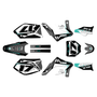 kawasaki kx450f graphics kit 2006-2008 stellar series teal