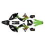 kawasaki kx450f graphics kit 2009-2011 lancaster series green