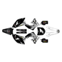 kawasaki kx450f graphics kit 2009-2011 lancaster series white