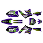 kawasaki kx450f graphics kit 2006-2008 warrior series purple