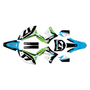 kawasaki kx450f graphics kit 2009-2011 stellar series cyan