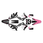 kawasaki kx450f graphics kit 2009-2011 stellar series pink