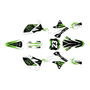 kawasaki kx450f graphics kit 2012 evader series green