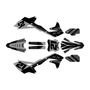 kawasaki kx450f graphics kit 2016-2018 enigma series smoke