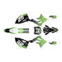kawasaki kx450f graphics kit 2013-2015 ominous series green