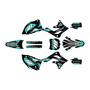 kawasaki kx450f graphics kit 2012 rebel series teal