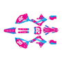 kawasaki kx450f graphics kit 2012 spear series magenta