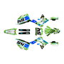 kawasaki kx450f graphics kit 2013-2015 split series green