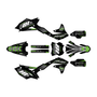 kawasaki kx450f graphics kit 2016-2018 rebel series green