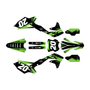 kawasaki kx450f graphics kit 2016-2018 spear series green