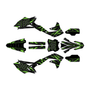 kawasaki kx450f graphics kit 2016-2018 twitch series green