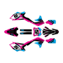 kawasaki kx450f graphics kit 2016-2018 venom series magenta