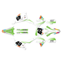kawasaki kx450sr graphics kit 2022-2023 blaze series grey
