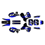 kawasaki kx500 graphics kit 1989-2004 axis series blue-shift