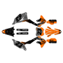 kawasaki kx450sr graphics kit 2022-2023 oem series orange