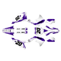 kawasaki kx450sr graphics kit 2022-2023 spear series purple