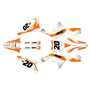 kawasaki kx450sr graphics kit 2022-2023 spear series orange