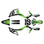 kawasaki kx450sr graphics kit 2022-2023 stellar series green