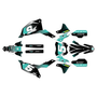 kawasaki kx450sr graphics kit 2022-2023 turbo series teal