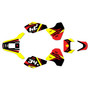 suzuki dr350 graphics kit 1990-2000 icon series red