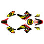 suzuki drz70 graphics kit all years division series red-yellow